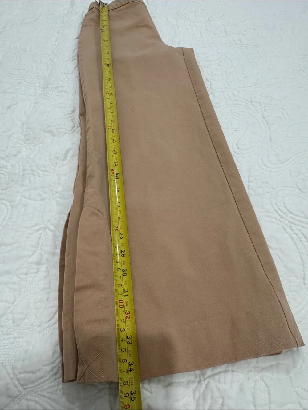 Isaac Mizrahi Live! 24/7 Stretch Pants Tan Khaki Size 0T Tall NWOT